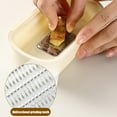 thumbnail image 4 of Ginger Garlic Grater with Etched Non-slip Grips, Green Plane Grater for Fresh Ginger & Garlic, Easy Grip Design for Effortless Grating, Ideal for Home Cooks & Professional Kitchens, 4 of 6