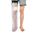 thumbnail image 3 of Waterproof Cover Leg Adult Full Leg Shower Protector Watertight Protection for Foot Ankle Knee Wountransparent, 3 of 4