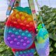 thumbnail image 4 of Push Bubble Bags Sensory Toy Stress Reliever Bolsa De Silicona Bolsa De Hombro Para Niños Y Adultos Advancent AP007822-01, 4 of 6