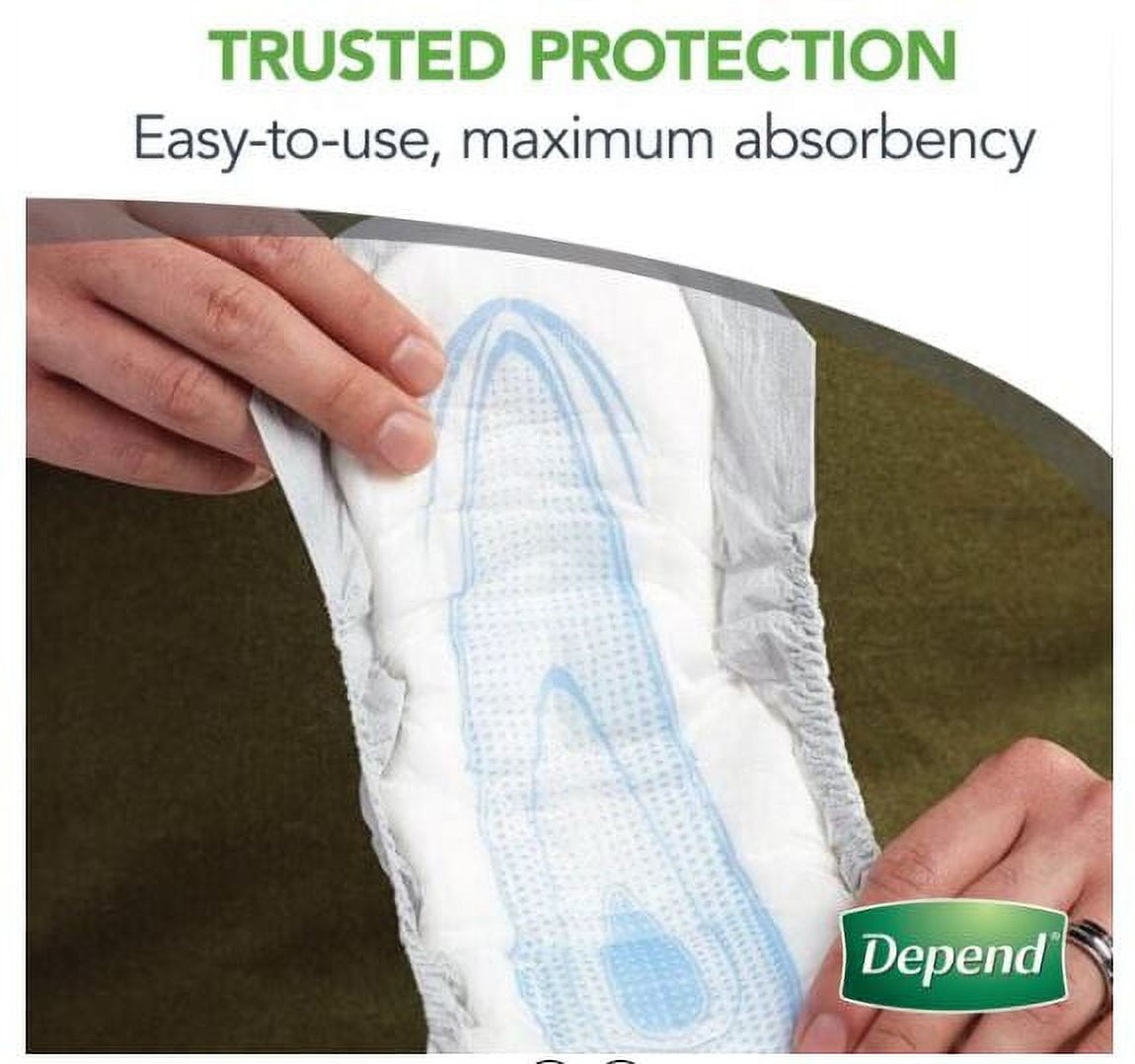 Depend Incontinence GuardsBladder Control Pads for Men, Maximum, 52 Count
