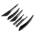 thumbnail image 3 of Embellecedor de labios de parachoques, aletas divisoras de ajuste de alerón de parachoques de fibra de carbono, calidad de nivel superior, 3 of 10