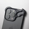 thumbnail image 3 of Metal Frameless Titanium Alloy Phone Case For iPhone 15 14 13 12 Pro Max Plus Shaped Lens Protective Film Antidrop Protective, 3 of 7