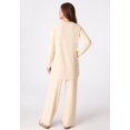 thumbnail image 2 of Roaman's Women's Plus Size Brushed Rib Pant Set, 2 of 3