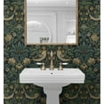 thumbnail image 4 of NextWall Blue Strawberry Garden Peel and Stick Wallpaper, 4 of 7