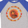 thumbnail image 4 of Inktastic Happy Thanksgiving with Cute Turkey Boys or Girls Toddler T-Shirt, 4 of 5