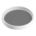 thumbnail image 5 of Turntable 2 Pack , Non-Skid Lazy Organizer 10 Inch for Cabinet, Pantry, Kitchen, Countertop, Vanity Display Stand White/Gray, 5 of 5