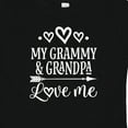 thumbnail image 4 of Inktastic Grammy and Grandpa Love Me Girls Granddaughter Girls Baby T-Shirt, 4 of 5