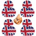 thumbnail image 2 of AMERTEER Union Jack Tableware Tablecloth/Paper Plates/ Napkins / Cups / Spoons / Fork / Triangle Flags Banner Dinnerware ，2 tablecloths, 2 of 10