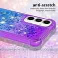 thumbnail image 4 of For Samsung Galaxy A56 5G TPU Case Gradient Quicksand Phone Back Cover - Pink+Sky Blue, 4 of 5