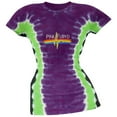 thumbnail image 1 of Pink Floyd Women's Juniors Pulse Juniors Tie Dye Short Sleeve T Shirt, 1 of 1