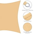 thumbnail image 4 of Yescom 2 Pack 18x18 Ft 97% UV Block Square Sun Shade Sail HDPE Canopy Patio Park Garden, 4 of 12