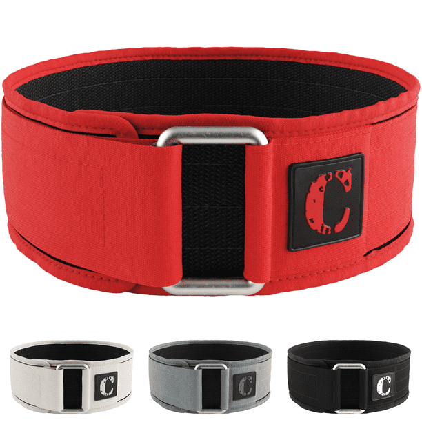 alene Mod smykker Contraband Black Label 4010 4inch Nylon Weight Lifting Belt w/Velcro (Red,  Small) Brand - Contraband Sports - Walmart.com