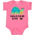 thumbnail image 3 of Inktastic Nana and Papaw Love Me Grandchild Turtle Boys or Girls Baby Bodysuit, 3 of 5