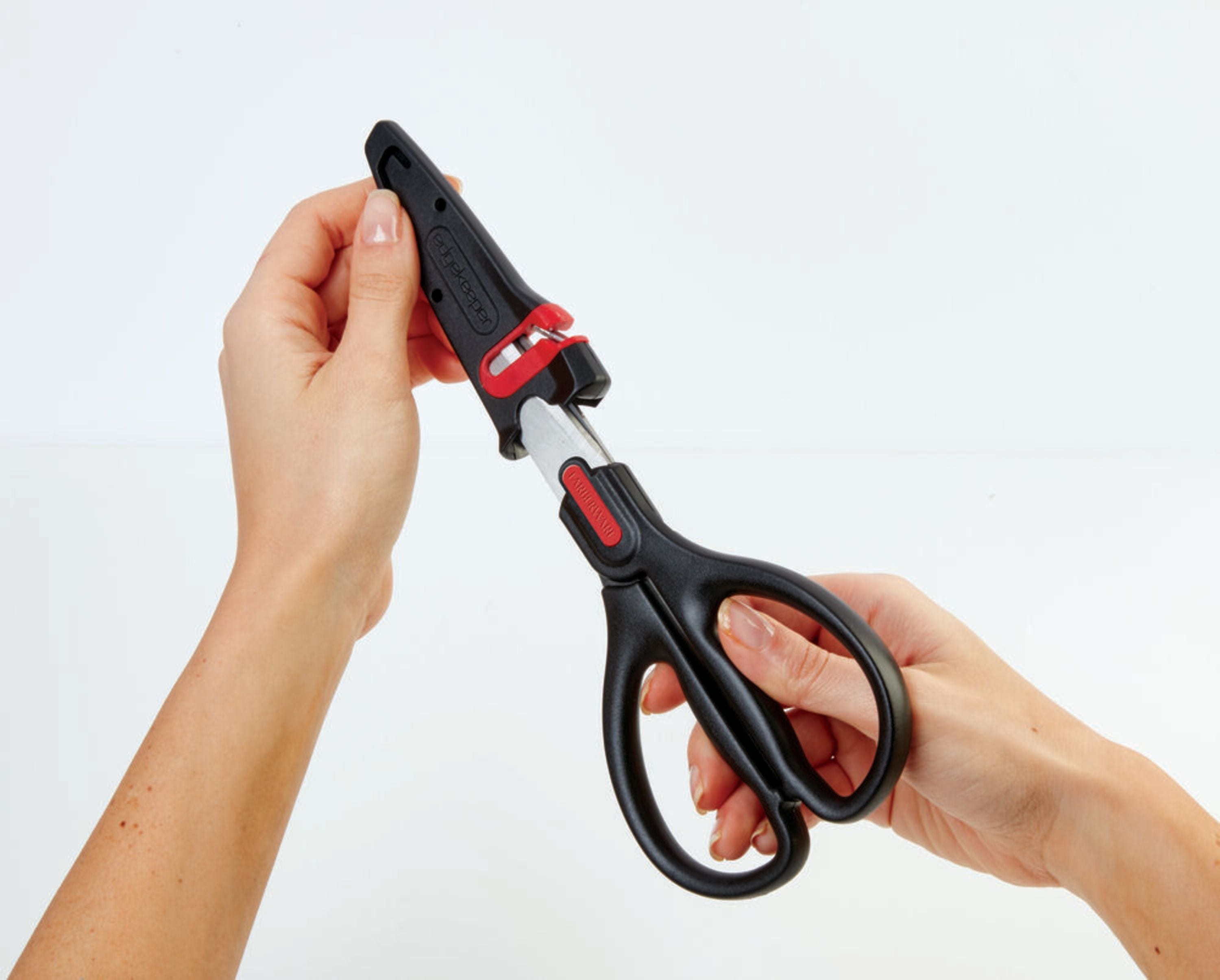 Farberware Edgekeeper All-Purpose Scissors with Sleeve (Black