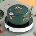 thumbnail image 2 of Japanese-Inspired Compact 1.4L Stainless Steel Frying Pan with Non-Stick Surface - Multi-Cooker for Induction, Gas & Electric Stoves, Space-Saving Design, Durable Composite Material, Includes Silver, 2 of 5