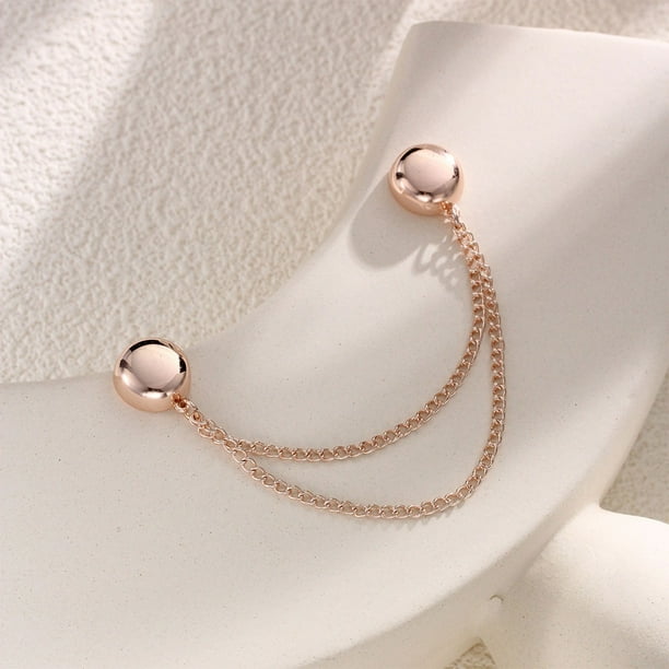 mfyjkho Pinzas magnéticas para ropa | Ajuste ajustable en dobladillos y mangas | Sujeta bien la cabeza y las bufandas | Uso diario y fiestas | 4 colores, 1,3 x 10 cm