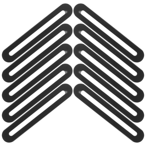 EASTIN 10pcs Adjustable Stainless Mending Plate Flat Mending Plate Slot Hole Corner Braces