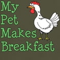 thumbnail image 3 of CafePress - Pet Makes Breakfast T Shirt - Men's Classic Graphic Cotton T-Shirt, 3 of 4