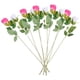 thumbnail image 4 of 10 rosas artificiales: rosas artificiales realistas con tallos - Para ramos de novia con arcos de boda y decoración de interiores - Decoración floral artificial, 4 of 6