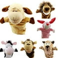 thumbnail image 4 of Soft Plush Animal Hand Puppets Cute Animal Hand Puppets Dolls Props Toys for Children Educational Toys, 4 of 5