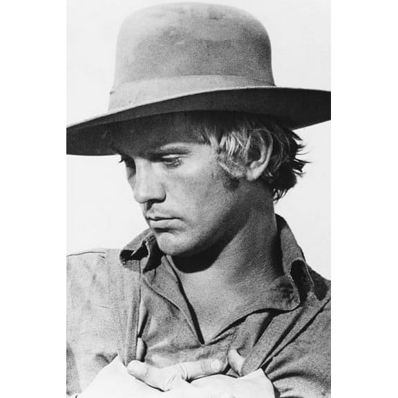 Terence Stamp In Profile From Blue B&W 24X36 Poster