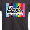 thumbnail image 3 of Barbie Pride - Own Your Unique - Women's Short Sleeve Graphic T-Shirt, 3 of 5