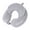 Light gray, variant on Memory Foam Travel Pillow U Shaped Support Pillow with Button, Super Headrest For Airpl Great Lightweight Portable