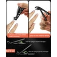 thumbnail image 3 of BEZOX Angled Toenail Clippers for Thick Toenails – Long Handle Toe Nail Clippers for Thick Nails for Seniors, Wide Jaw & Heavy-Duty Nail Cutters, 3 of 8