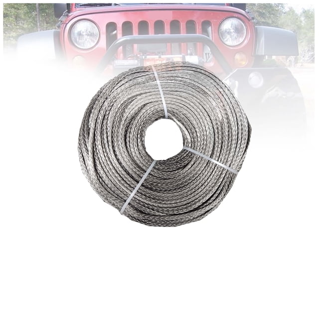6MM X 100M UHMWPE Winch Rope Towing Line,atv Winch Rope Winch Cable For ATV UTV SUV 4X4 4WD OFF-ROAD