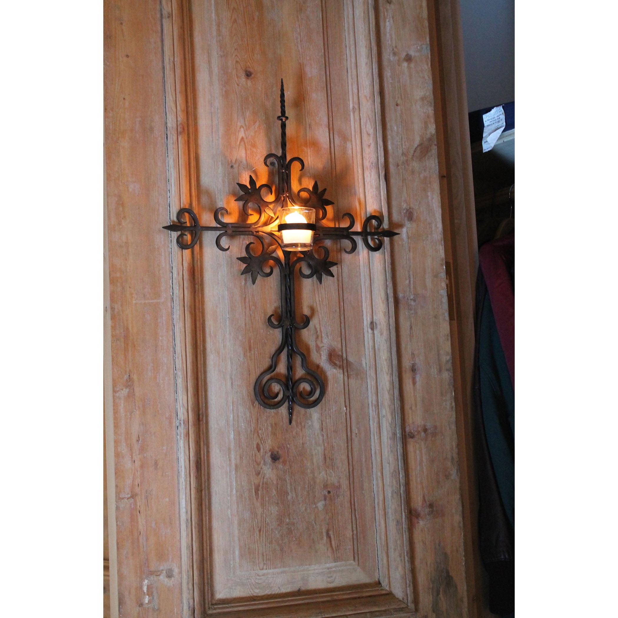 Cross Votive Wall Sconce