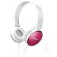 thumbnail image 2 of Panasonic Lightweight On-Ear Headphones with Mic and Controller, Pink, 2 of 3