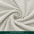 thumbnail image 4 of CHUN YI Housse de Canapé Extensible en Spandex à Carreaux Housse de Coussins de Dossier Séparé, 4 of 5