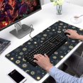 thumbnail image 2 of Long Mouse Pads for Desk,Dark Blue Sun Moon Star Pattern Desk Mats on Top Of Desks, Desk Mouse Pad Extra Large with 3mm Non-Slip Base and Stitched Edge for Gaming,Office,Work,Home 31.5"x15.7", 2 of 6