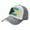 Gray, variant on Retro Bahamian Flag Baseball Cap Distressed Adjustable Vintage Cotton Denim Hat for Women Men