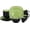 Black/Green, variant on Stoneware Square 16pc Dinnerware Set, Matte Rose