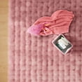 thumbnail image 2 of Mainstays Kids Light Pink Bubble Fur Rug, 8' x 10', 2 of 5