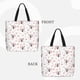 thumbnail image 2 of Balery Heart Panda Bolsa de Mano para Mujeres con Cremallera, Bolsa de Gimnasio con Compartimentos, Bolsa para Laptop, Bolsa para Trabajo, 2 of 7