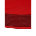 thumbnail image 6 of Girls Latin Dance Skirt with Built - in Shorts, Red Flared Hem Skirt for Dance Practice & Performance, 6 of 7