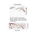 thumbnail image 3 of HOZADOIE Wall Sticker Home Decor One-Meter Wall Stickers Flowers Wall Stickers Toilet Stickers Background Wall Toilet Decorative Wall Stickers Self-Adhesive Wall Stickers, 3 of 8