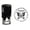 Black, variant on Printtoo Self Inking Custom Round Butterfly Design Address Return Rubber Stamp Personalized Stamper-Black