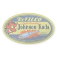 thumbnail image 1 of CafePress - Left Handed Rods - Sticker (Oval), 1 of 1