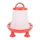 thumbnail image 3 of Comedero automático para pollos, bebedero para aves de corral, cubo de agua, barril para granja Alimentador de 15 kg, 3 of 9