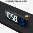 thumbnail image 2 of Reloj Despertador Inteprter digital Con control de voz y pantalla LED, 2 of 6