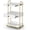 White, variant on TTGIEET Barber Salon Trolley Cart w/Lockable Wheels, Rolling Beauty Cart with 2 Drawers & Dryer Holder, Trolley for Beauty Spa Barbershop(White)