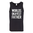 thumbnail image 2 of Wild Bobby,Worlds Okayest Father Gift for Father Dad Husband, Father's Day, Men Graphic Tank Top, Black, Small, 2 of 3