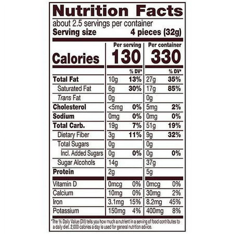 Hershey's Zero Sugar Chocolate Candy Bars Bag Special Dark