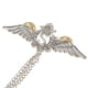 thumbnail image 5 of Broche Pin Sunnimix Cadena Cristal para Traje Camisa Hombre Plata, 5 of 8