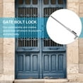 thumbnail image 3 of Beaupretty Durable Door Bolt Lock Stainless Steel Garden Gate Latch Security 1Pcs, 3 of 6
