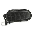 thumbnail image 1 of lionlar Leather Keychain Unisex Holder Case Cowhide Car Key Chain Organizer Black, 1 of 9