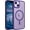 Deep Purple, variant on Magnetic for iPhone 14 Plus Case, [Compatible with MagSafe] Translucent Matte Frosted Slim Lightweight Shockproof Women Men Girl Protective Cover Case for iPhone 14 Plus 6.7", Yellow